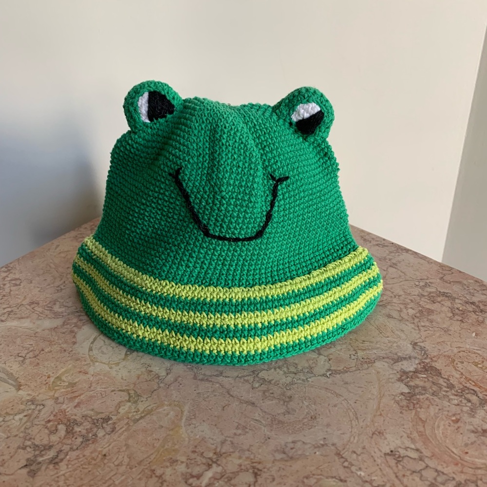 Toddler’s Spring Frog Hat